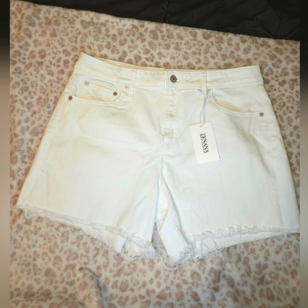 Zenana High Rise Denim Shorts